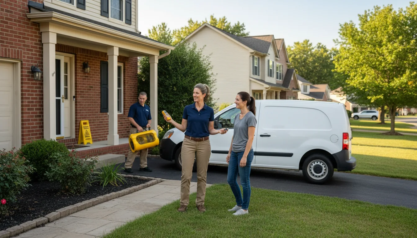 Residential water damage restoration in Montrose, CO